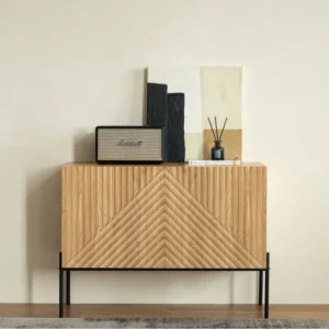 2 Doors Grooved For Living Dining Rooms Corridors And A Multifunctional Control Desk With Storage Cabinets TV Or Kitchen